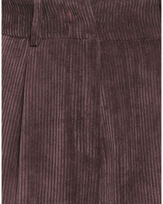 Sandro Ferrone Purple Pants Polyester, Nylon, Elastane
