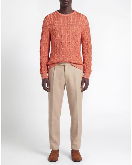 Pullover Boglioli pour homme en coloris Orange