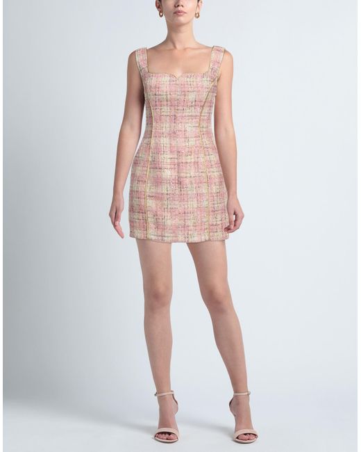 Versace Pink Mini Dress Polyester