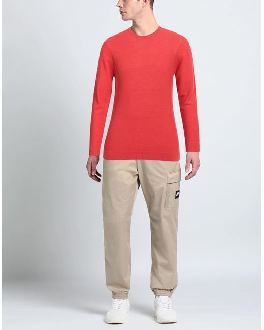 Pullover di Rossopuro in Red da Uomo