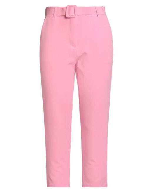 Yes Zee Pink Urban Chic Pants Polyester, Elastane