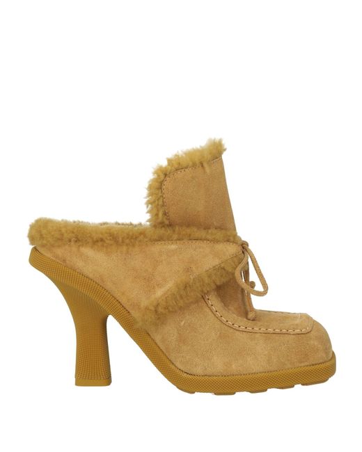 Burberry Brown Mules Ekd Aus Veloursleder