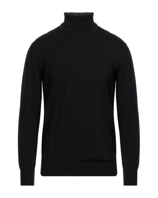 Franzese Collection Black Turtleneck for men
