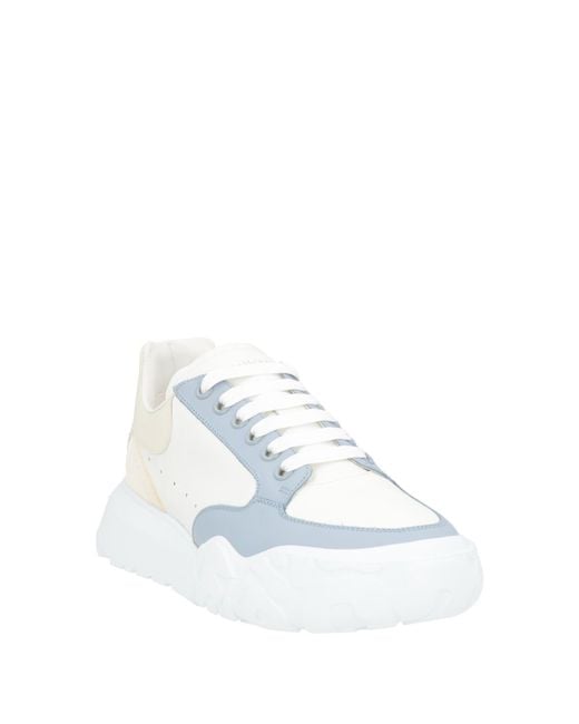 McQueen White Ivory Sneakers Leather for men