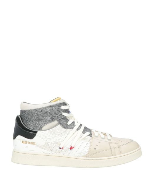 HIDNANDER White Sneakers Leather for men