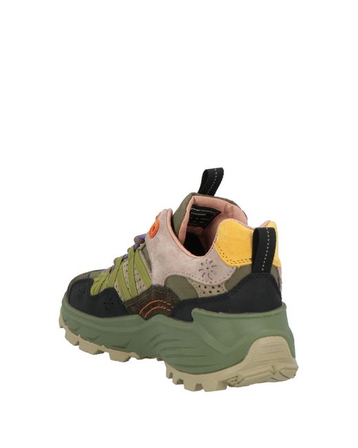 Flower Mountain Green Sneakers for men