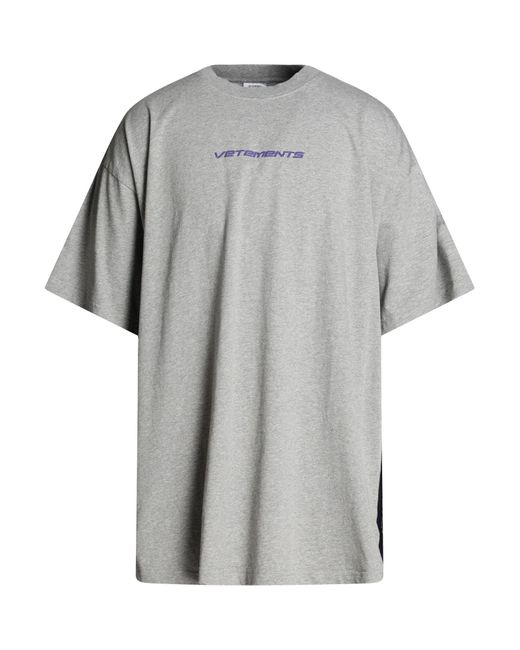 Camiseta Vetements de hombre de color Gray