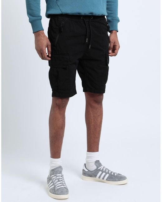 Alpha Industries Black Shorts & Bermuda Shorts for men