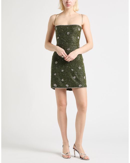 GIUSEPPE DI MORABITO Green Mini Dress