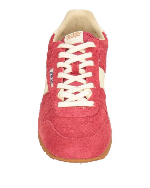Autry Red Sneakers Leather for men