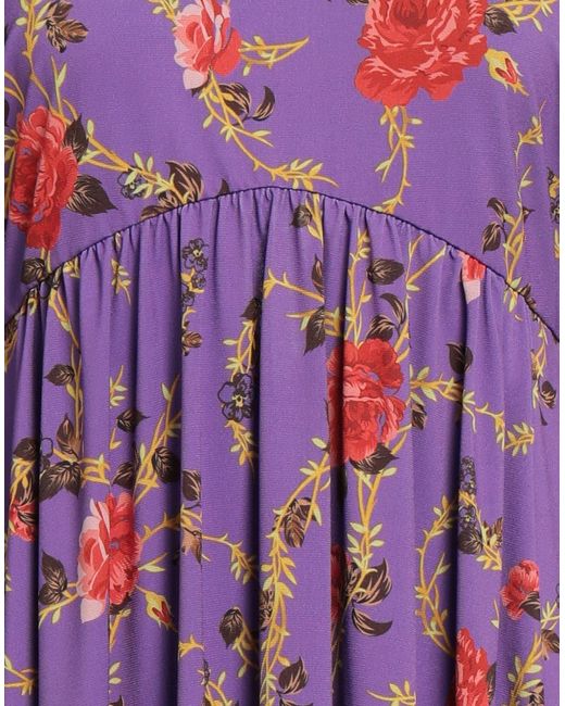 Aniye By Purple Mini Dress Polyester, Elastane
