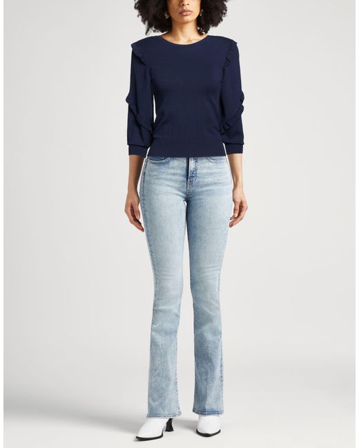 Twinset Blue Sweater Viscose, Polyester