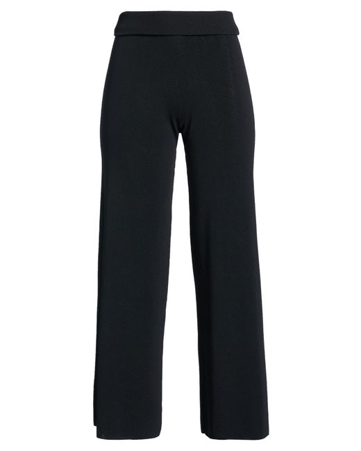 Isabel Benenato Blue Pants Viscose, Polyester