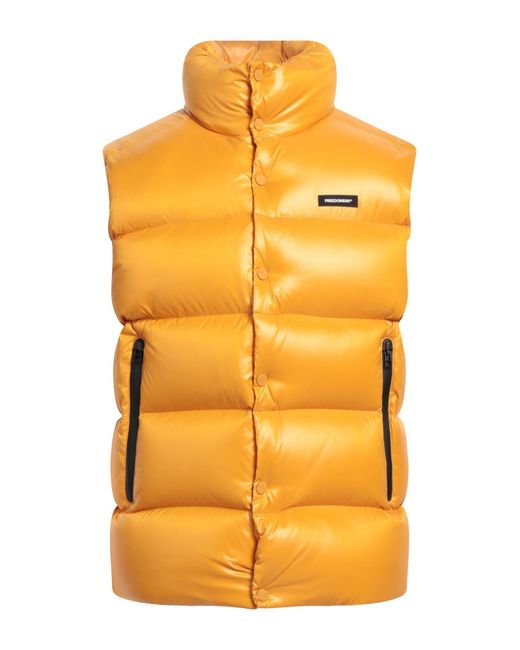 Chompa Sin Mangas Freedomday de hombre de color Yellow