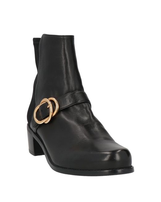 Stuart Weitzman Black Ankle Boots