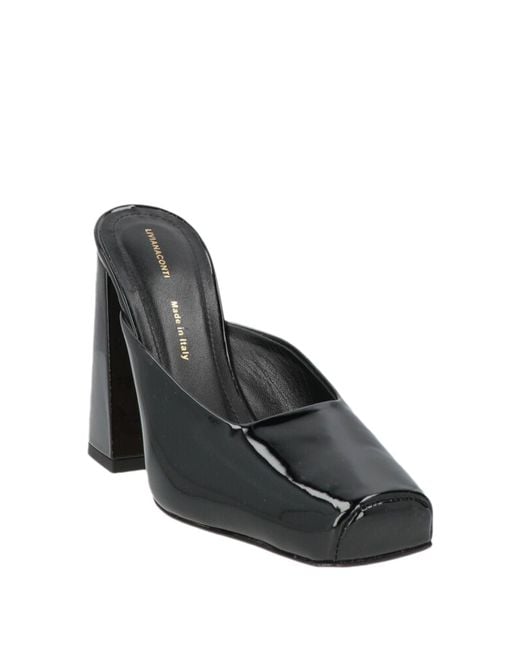 Liviana Conti Black Mules & Clogs