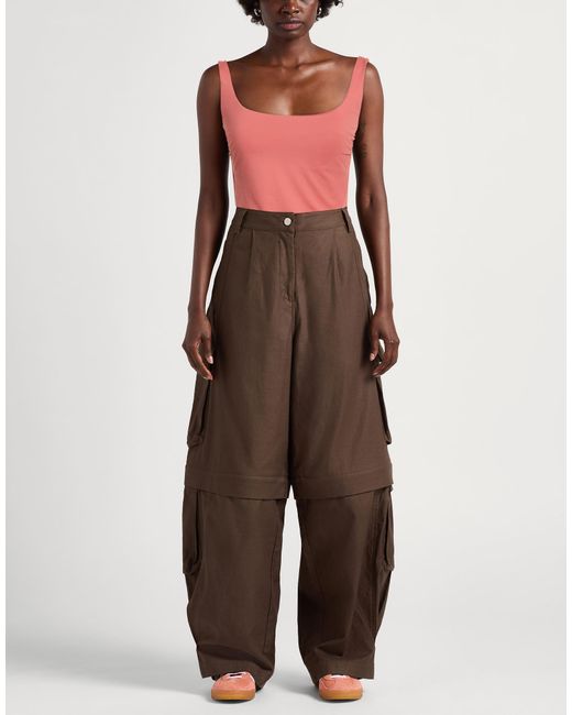 Fisico Pink Rust Tank Top Polyamide, Elastane