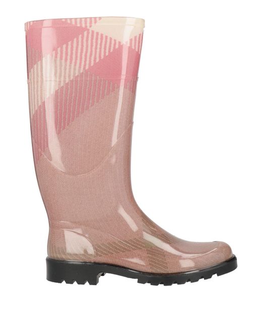 Burberry boots cheap womens pink