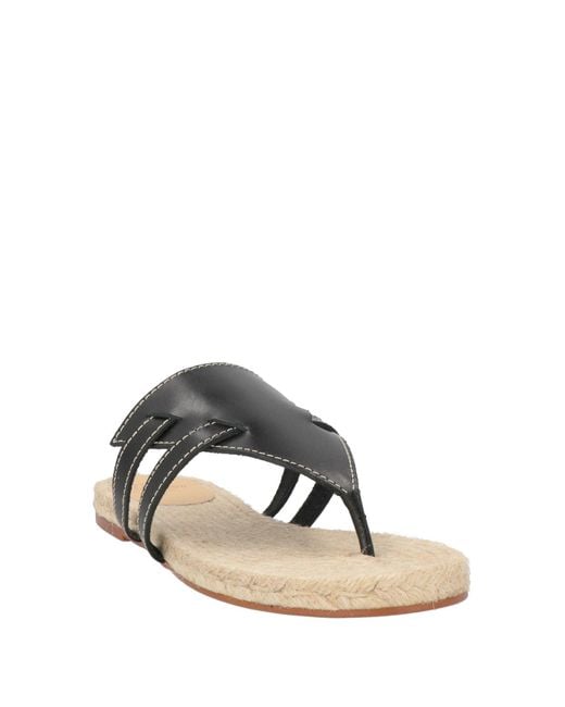 Castaner Black Espadrilles Leather