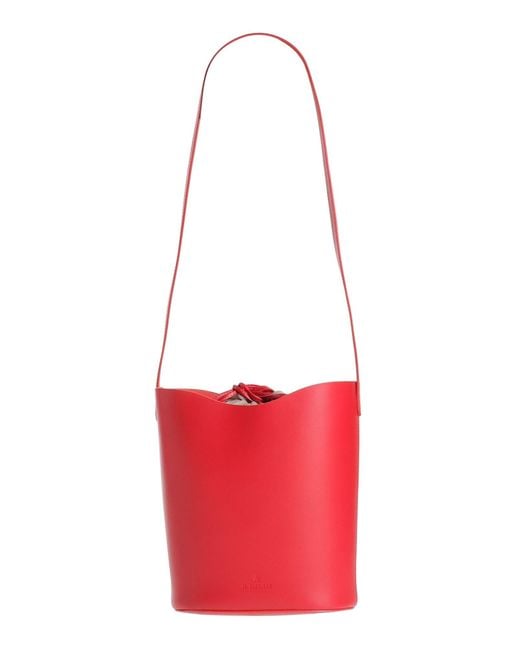 Il Bisonte Red Shoulder Bag