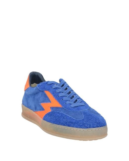 Moaconcept Blue Sneakers Leather for men