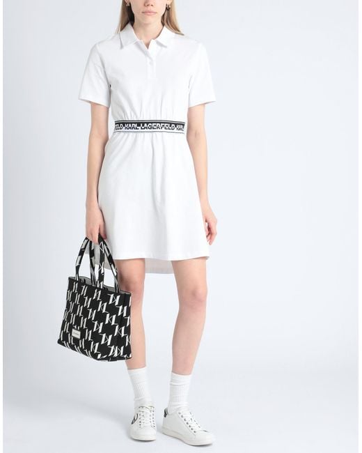 Karl Lagerfeld White Mini Dress
