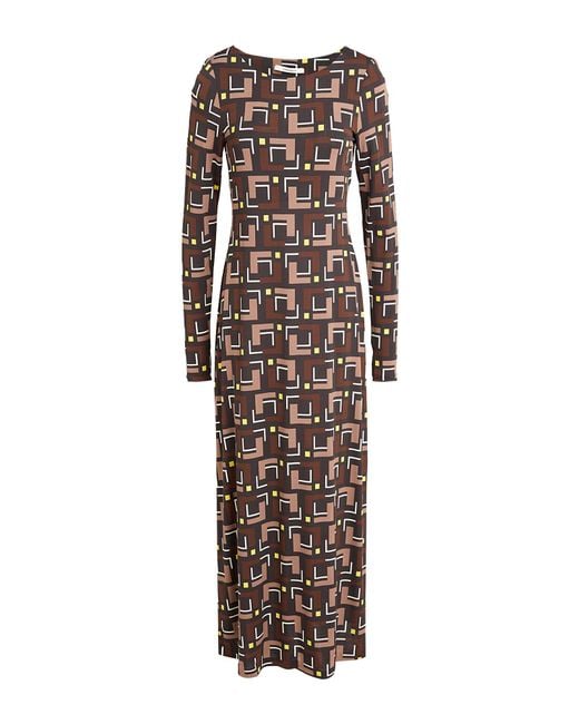 Maliparmi Brown Maxi Dress