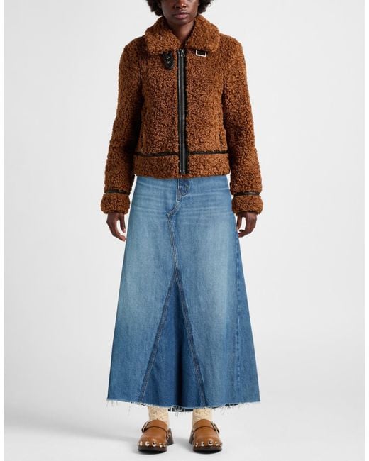 FRAME Blue Denim Skirts