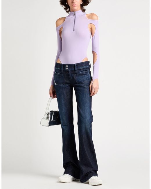 ANDREADAMO Purple Bodysuits