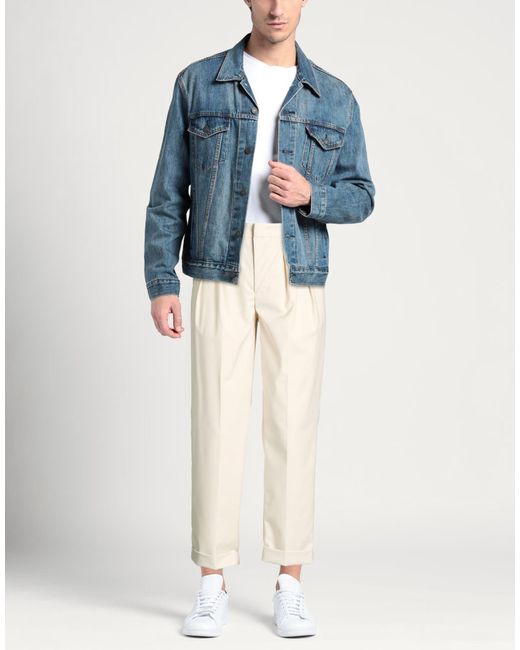 Bonheur Natural Cream Pants Polyester, Viscose, Elastane for men