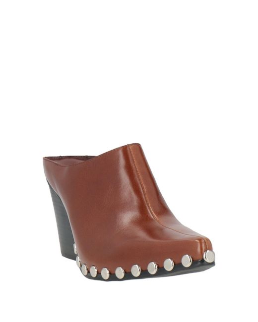 Jeffrey Campbell Brown Mules & Clogs