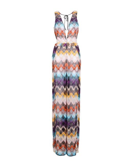 Missoni White Jumpsuit Viscose, Metallic Fiber, Polyamide