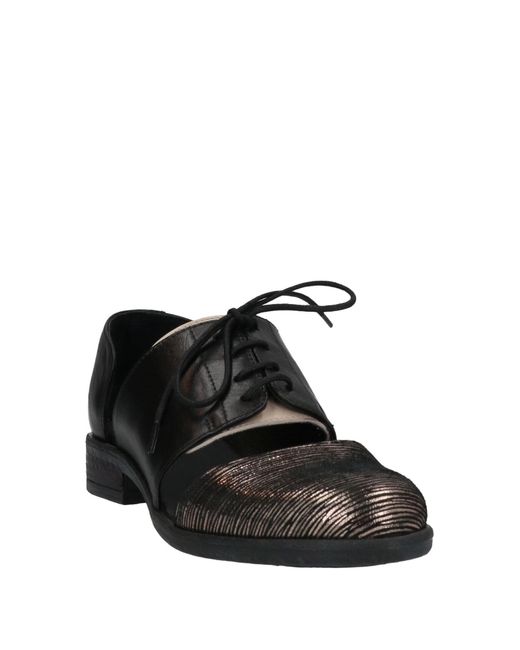 LE BOHÉMIEN Black Lace-up Shoes