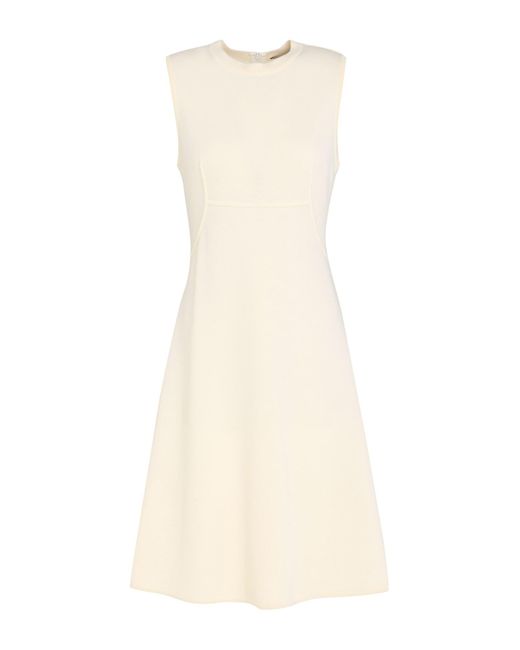 Vestido Midi Ermanno Scervino de color Natural