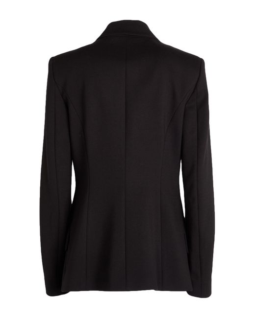 Karl Lagerfeld Black Blazer Viscose, Polyamide, Elastane