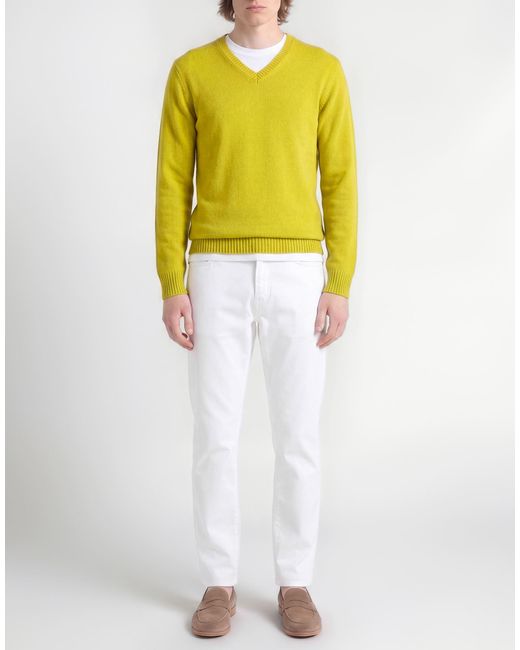 Roberto Collina Yellow Jumper for men