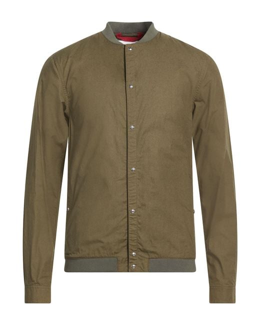 Peuterey Green Jacket Cotton for men