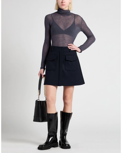Patrizia Pepe Blue Turtlenecks