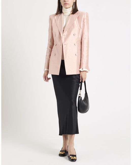 Max Mara Pink Blazer Silk