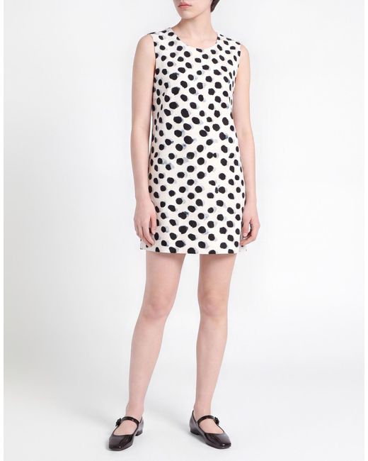 Norma Kamali White Mini Dress