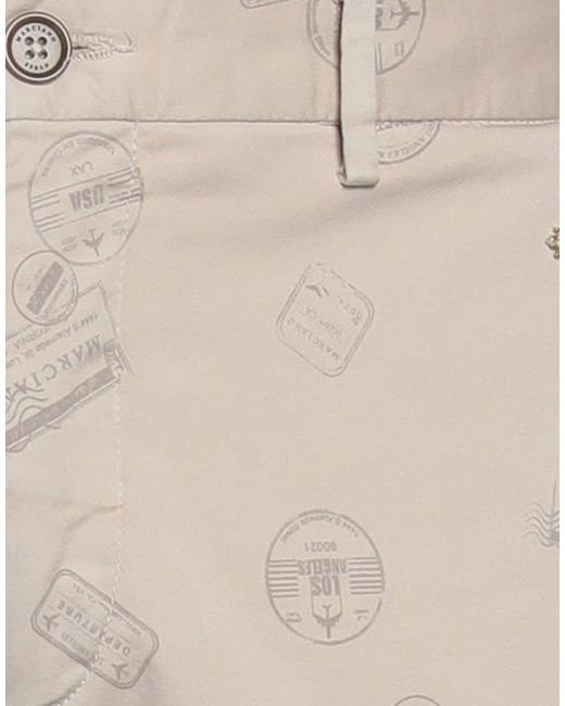 MARCIANO BY GUESS Gray Pants Cotton, Elastane for men