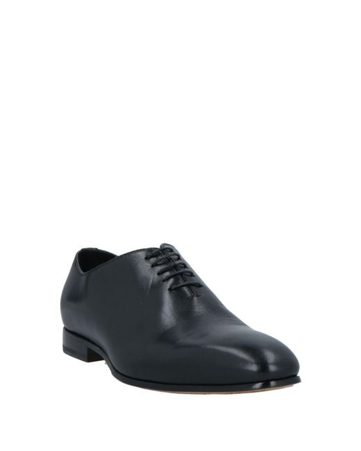 Stringate di Doucal's in Black da Uomo