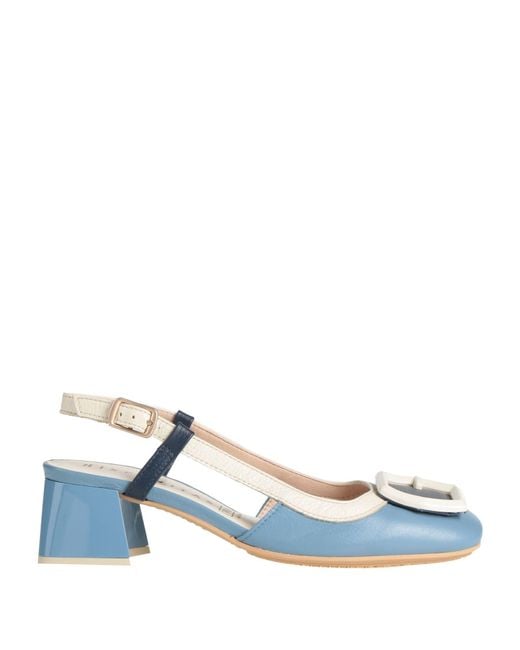 Hispanitas Blue Pumps Leather