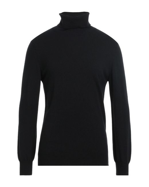 Daniele Alessandrini Black Turtleneck for men