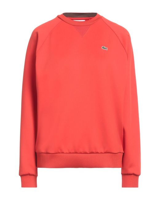Lacoste Red Sweatshirt