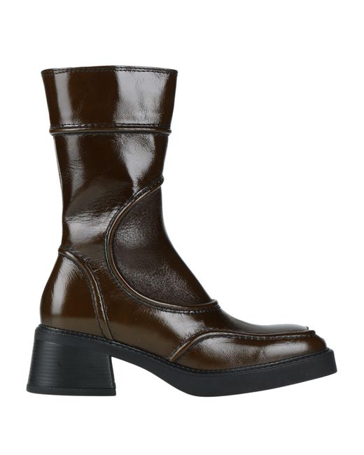 E8 By Miista Brown Ankle Boots