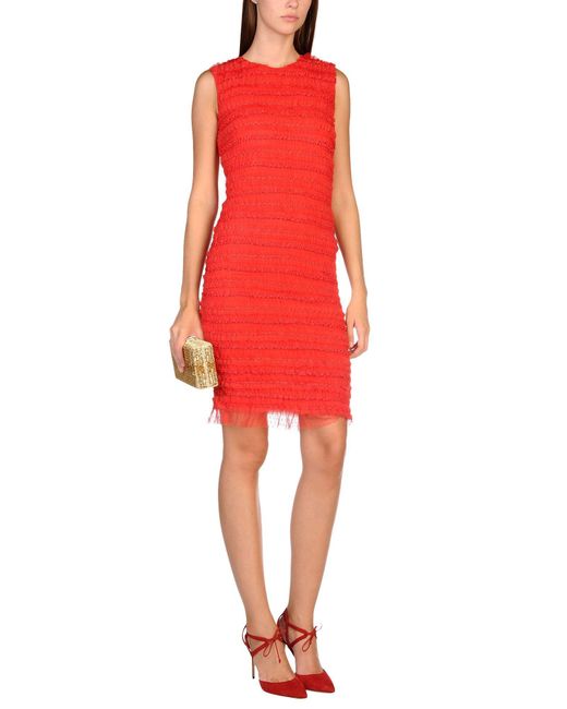 Givenchy Red Mini Dress Polyamide