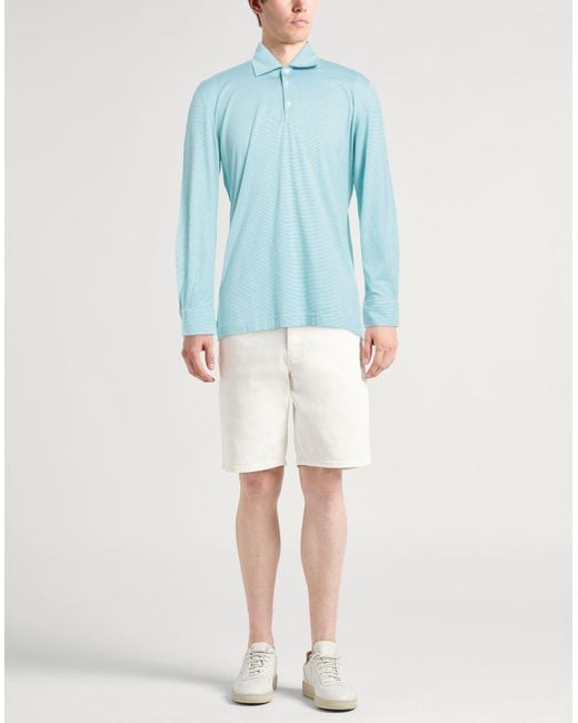 Polo di Fedeli in Blue da Uomo