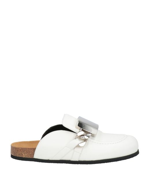 J.W. Anderson White Mules & Clogs for men