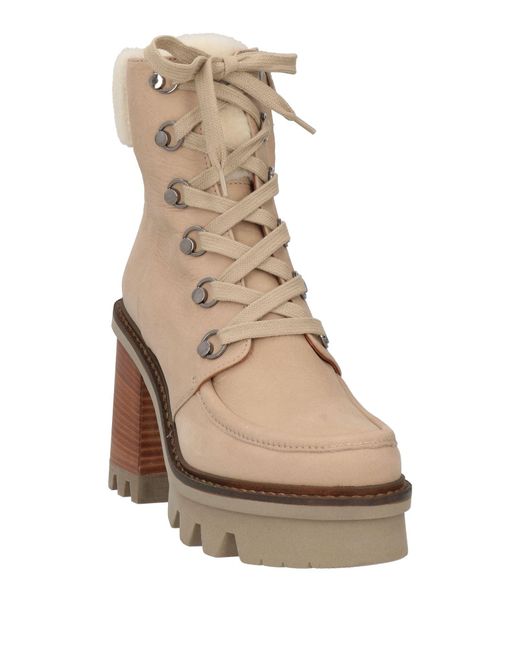 Lemarè Natural Ankle Boots